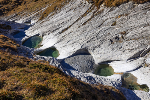 Strudeltoepfe oberhalb Trin